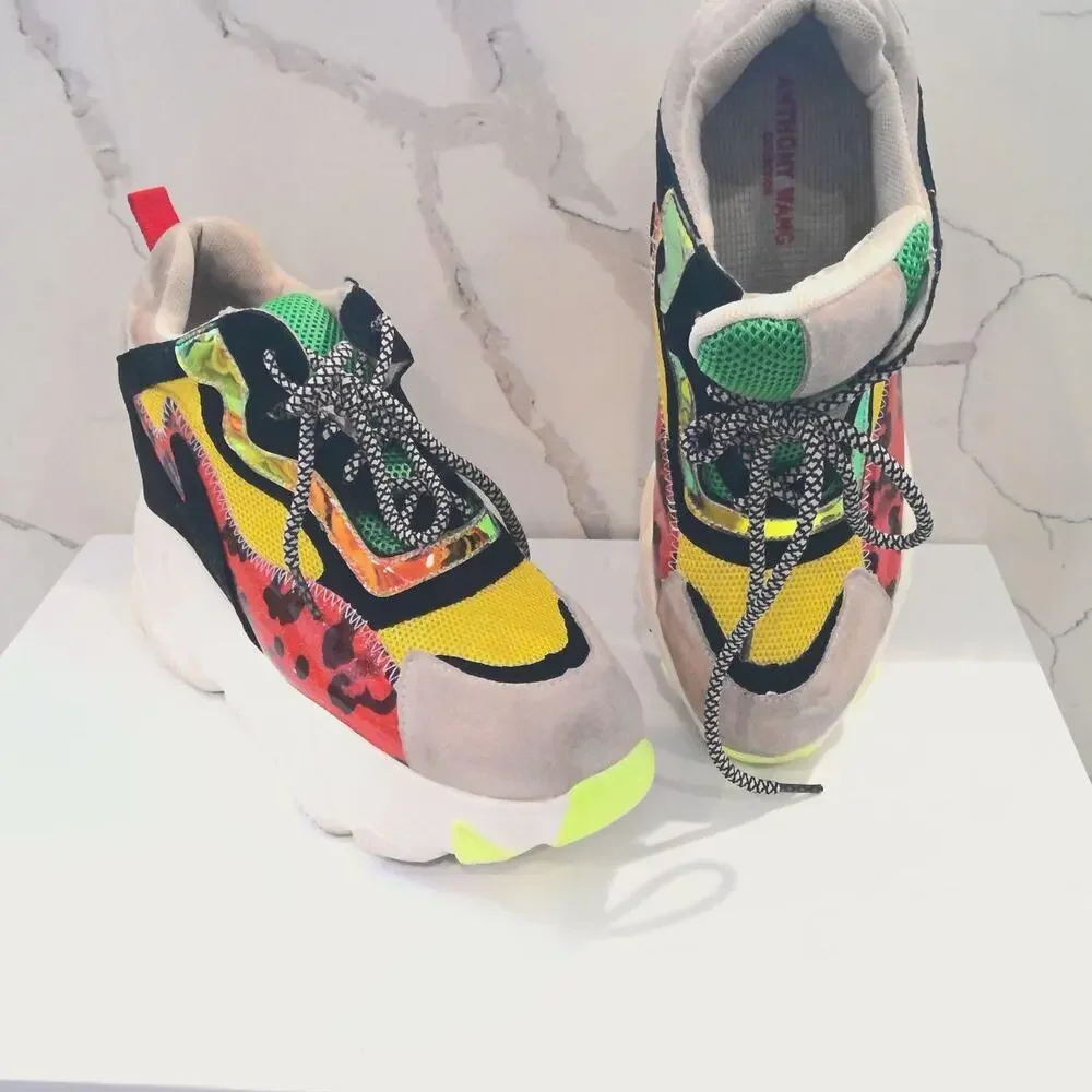 Anthony wang chunky multicolor sneakers